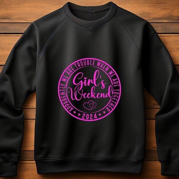 Hand Crafted Tops - Girls Trip Sweatshirt